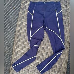ATHLETA Blue and White Leggings